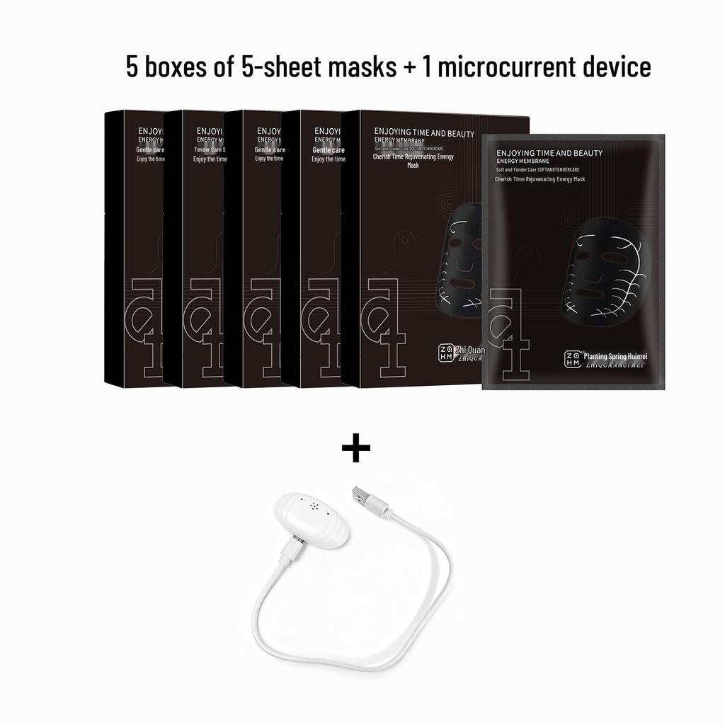 AI Microcurrent Conductive Beauty Mask: Lifting, Tightening, Hydrating, Rejuvenating Skincare Technology for Professional Use.