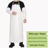 Men's Waterproof & Oil-Proof Leather Apron - Durable, Wear-Resistant, Long-Style for Cooking & Household Tasks