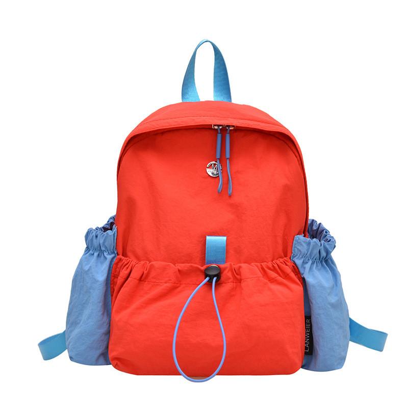 Nylon Casual Backpack With Breathable Design For Daily Use And Student Commuting