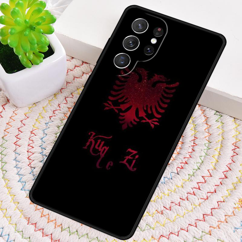 Albanian Flag Eagle Phone Case for Samsung Galaxy Note 10 Pro S26 Ultra S23 S24 FE S25 S21 S22 PLUS Shockproof Cove