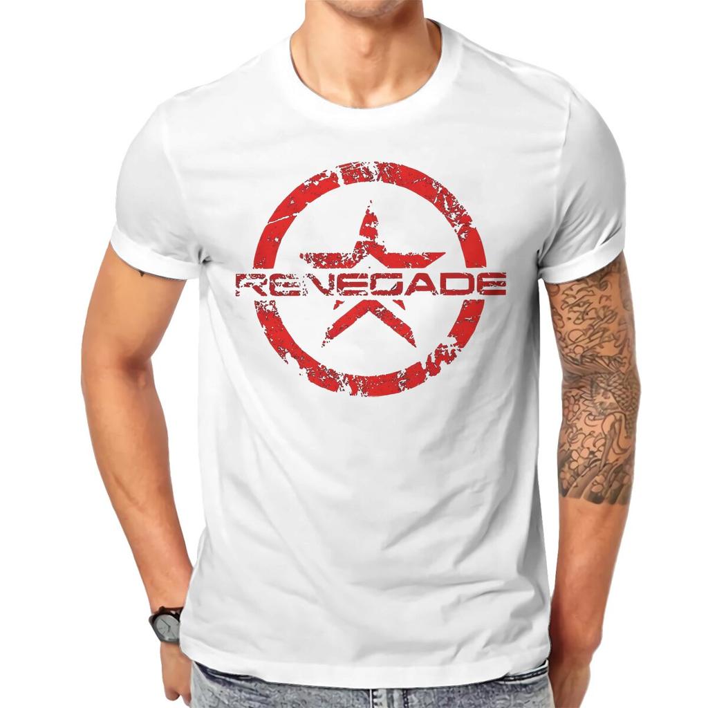 Mass Effect ME Renegade T Shirt Unisex Tees Summer Clothing Cotton Crewneck TShirt