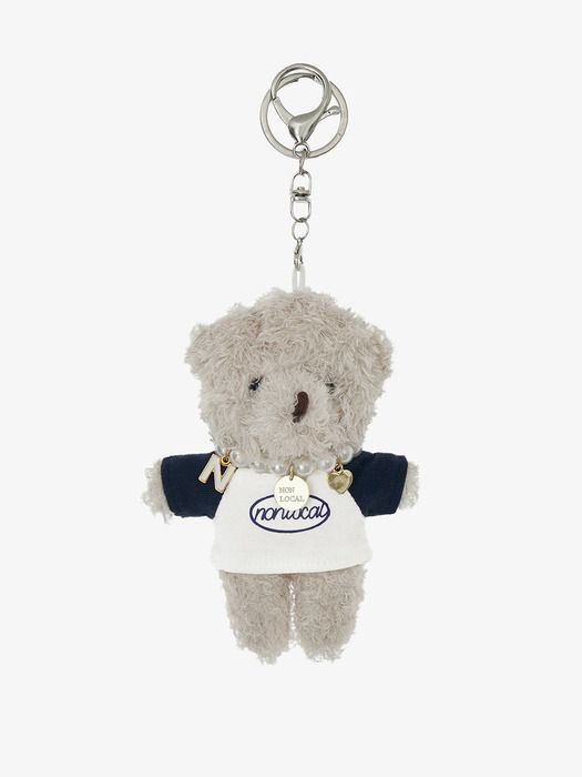 

NONLOCAL Nonlocal Bear Keyring - Light Beige Light Beige_FREE