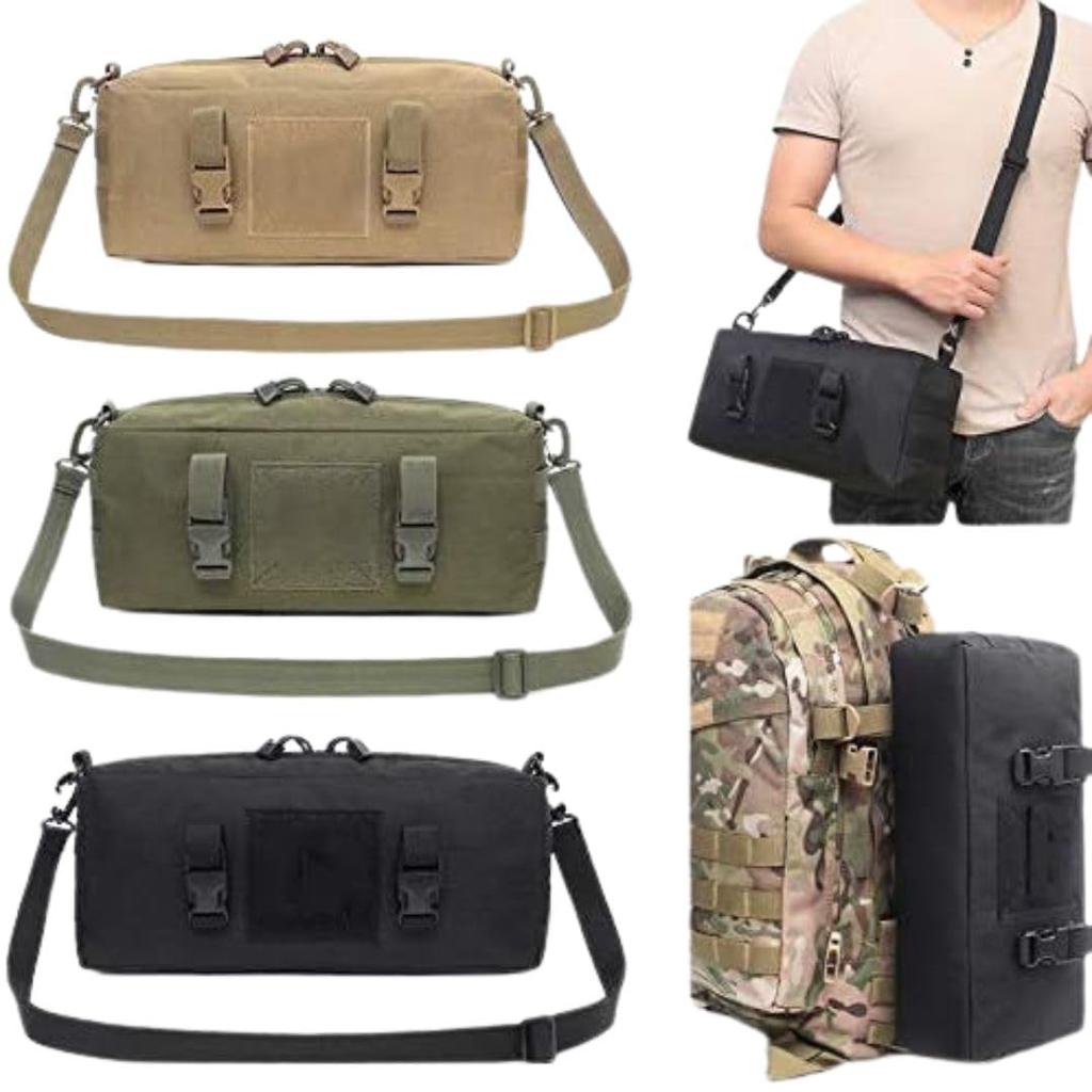 Militär Taktisk Ficka Vattentät för Airsoft och Utomhusbruk 3-delat Set, Multifunktionell, Nylon, (Kaki) [Begagnad]