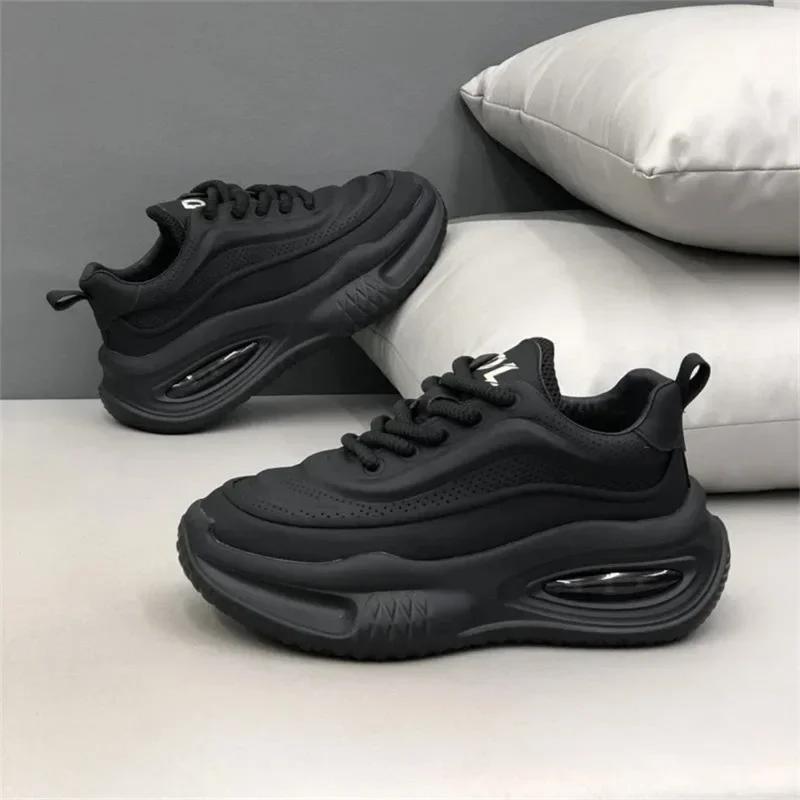 Fashion Men's Chunky Sneakers Autumn New Casual Shoes Sports Running Shoes for Men Heighing Increased Shoes