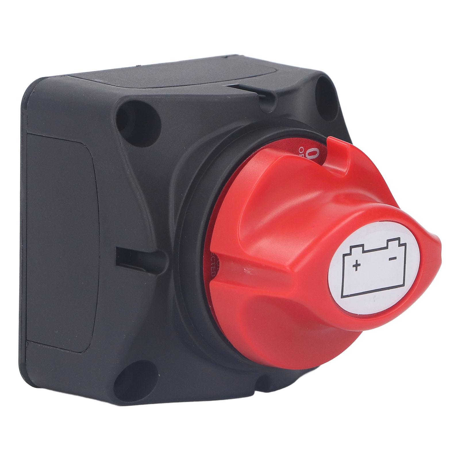 

Battery Disconnect Switch Enclosed Rotary Knob Power Switch Electrical Shut Off Isolator Switch DC48‑60V