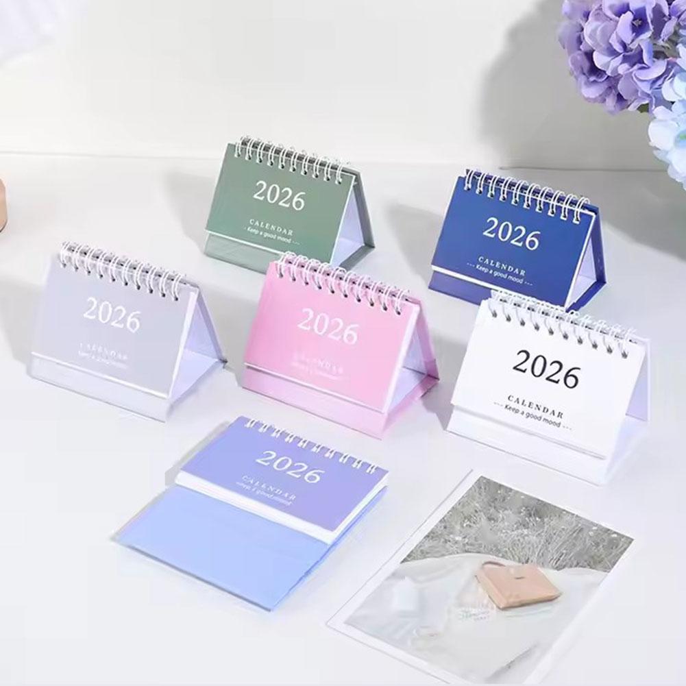 2026 Mini Desk Calendar Large English Calendar Books Annual To Do List Monthly Daily Planner Time Manegement
