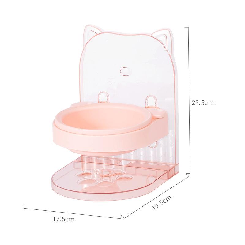 Hanging cat bowl popular cat drinking water pet feeding basin new retractable pet bowl