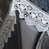Lace PU Washing Machine Cover Cloth, Waterproof, Dustproof, Non Washable, Transparent Protective Cover Pad Universal Pad