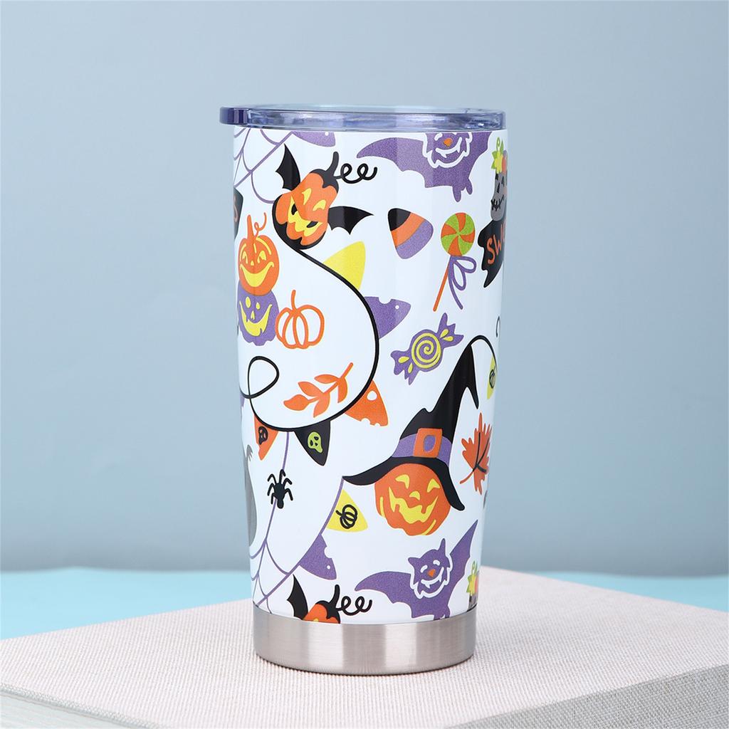 20oz Insulated Stainless Steel Coffee Mug Tumbler Cup Thermal Travel Mug Double Wall Vacuum With Straw For Men Women Cold Hot Coffee