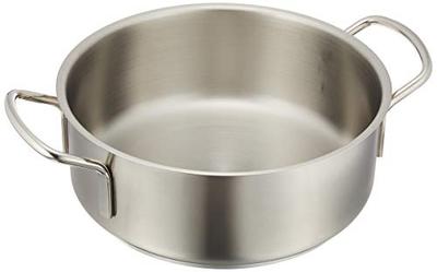 Endo Shoji Commercial Murano Saucepan (without Lid), 28cm, Induction Compatible, 18-8 Stainless Steel, ASTH905