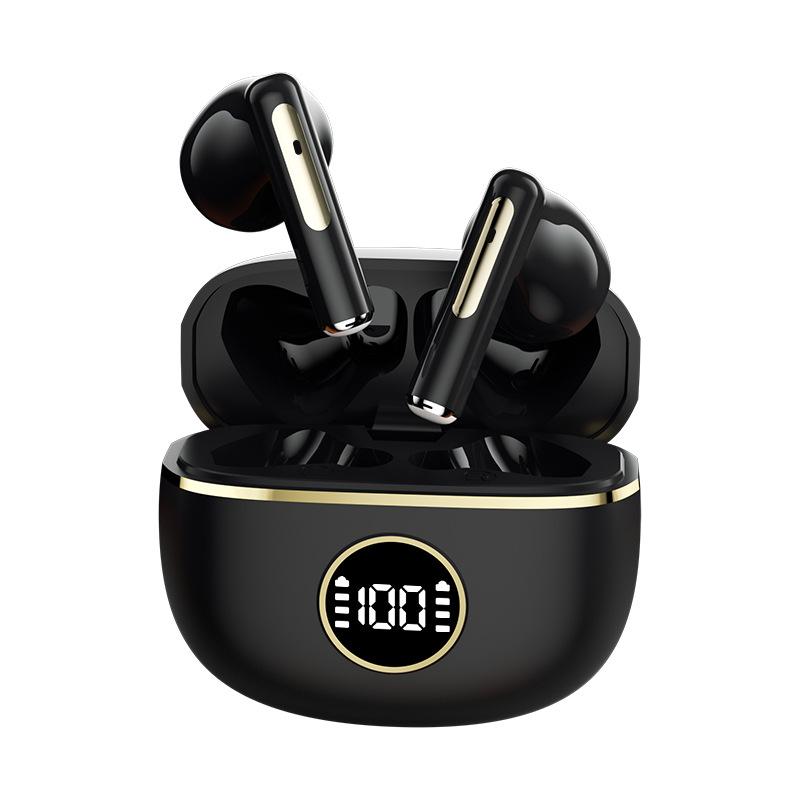 

Hot Sale D331Wireless Bluetooth Headphones with Noise Reduction for Calls, Semi-In-Ear Design, Long Battery Life, High Sound Quality, and Digital D331Black full set