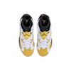 Air Jordan 6 Retro GS Ockergelb Kinder-Sneaker Weiß Schwarz 384665-170