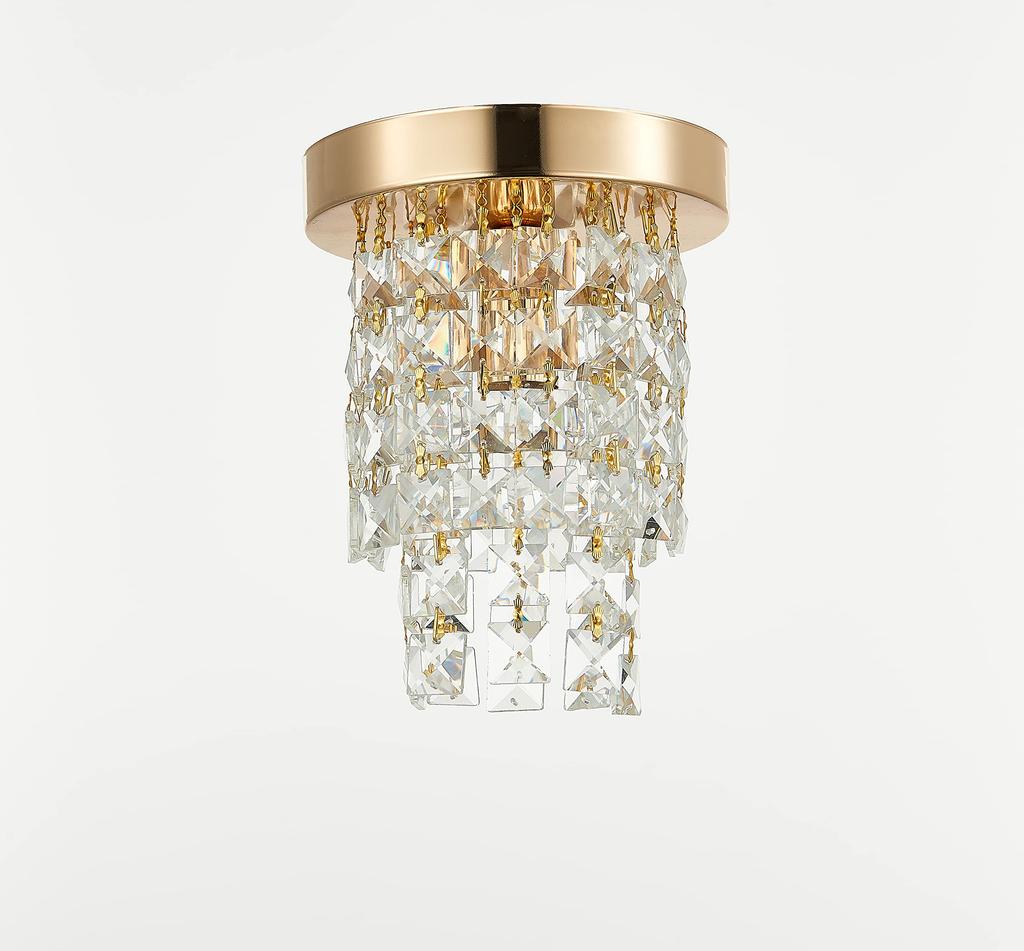 Chikazari Ceiling Light Ceiling European Classic for Living Dining Restaurant - Antique, Stylish, Retro, Glass, Crystal, Chandelier, Lighting,