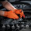 Ambo Chen Extra Thick Diamond Pattern Wear-Resistant Nitrile Auto Repair Gloves
