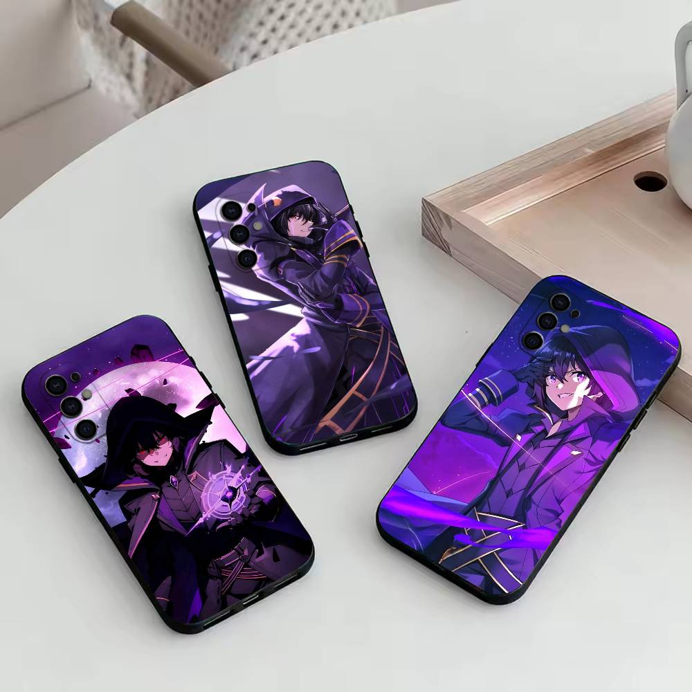 E- Eminence In Shadow Anime Phone Case Black Silicone Soft For Samsung S25,S24,S21,S22,S23,S30,Ultra,S20,Plus,Fe,Lite