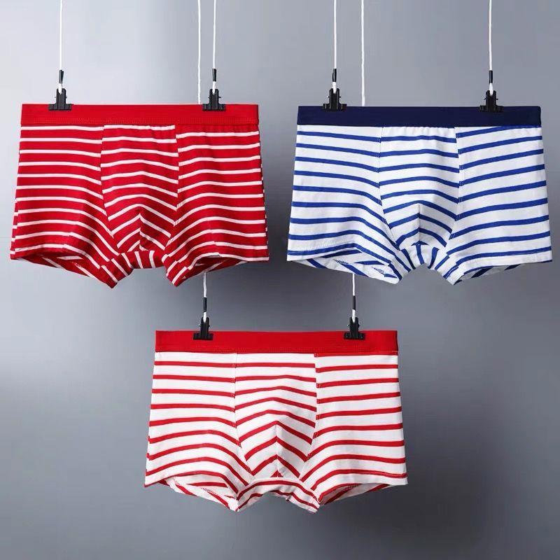 3ks Pruhované Sexy Pánské Spodní Prádlo Boxerky Kalhotky Bezešvé Pánské Spodní Prádlo Boxery Pánské Spodky Bikiny Spodní Prádlo Muž Základní