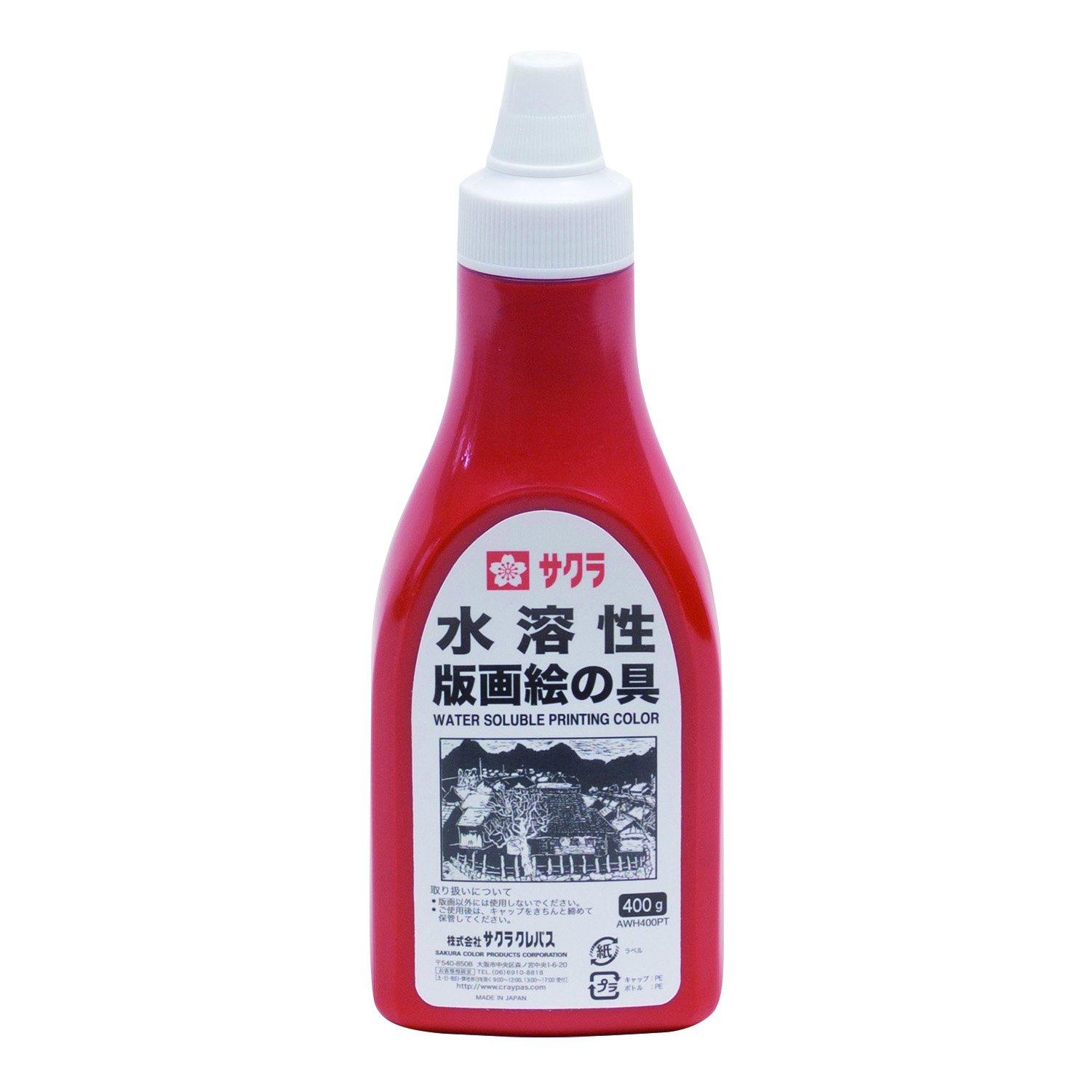 

Краска Sakura Crepas Paint водорастворимая принт 400г Vermilion AWH400PT#18