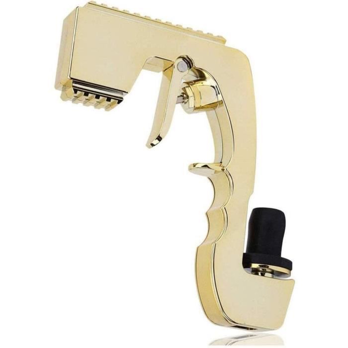 LESHP Champagne Sprayer - Bar Tool for Parties - Yellow