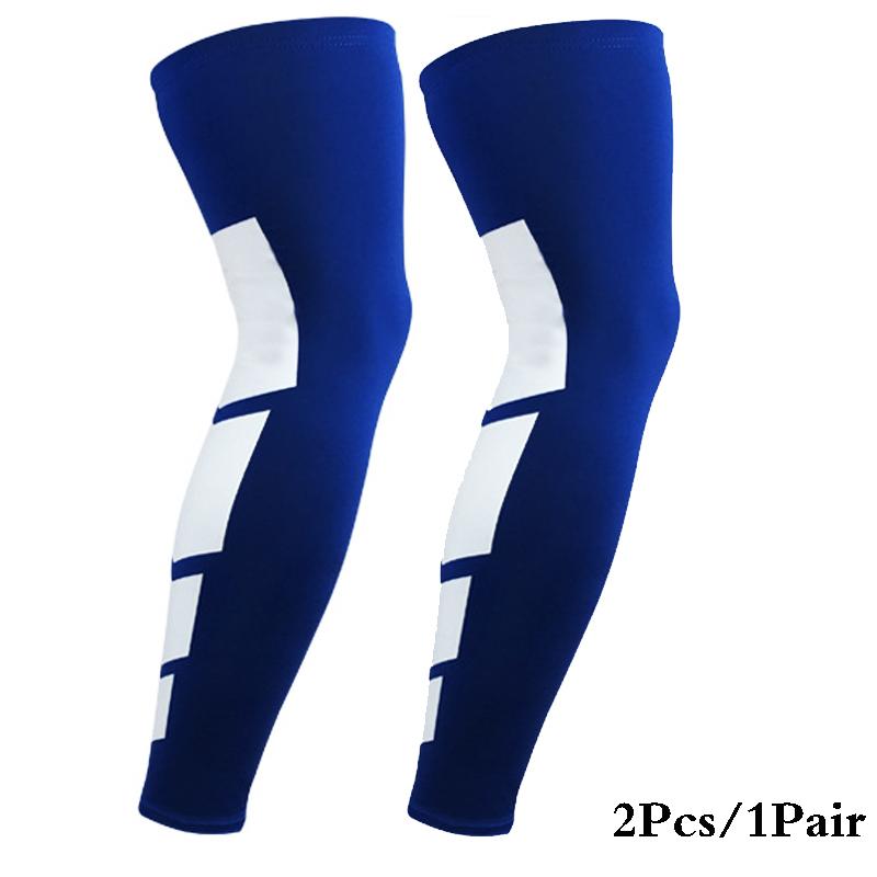 

1 Pair Compression Long Socks Men Women Knee Fitness Knee Pad Anti Slip Support Thigh Long Stockings Leg Thigh Sleeves M for weight 45-65kg