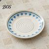 Ceramic Grater Plate Garlic Grinder, Multi-Functional Grating Plate, Manual Ginger And Cheese Zester Bowl, All-in-One Prep Mixing Serving Dish,
