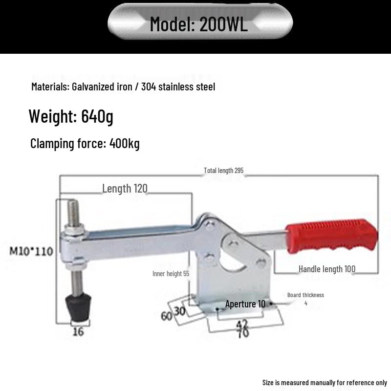 XB-203F Durable Quick Clamp Fixture for Machine Tools