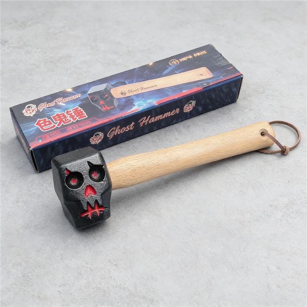 Cool Ghost Hammer High Carbon Steel Nail Hammer for Outdoor Camping Defense Collection