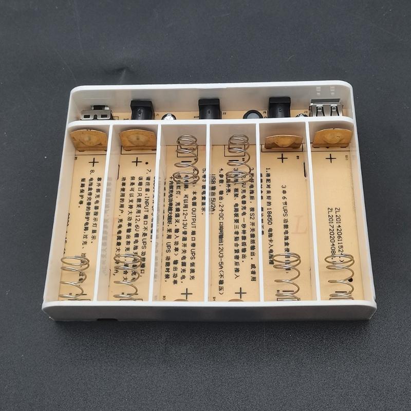 USB 5V 9V 12V Ausgang 6x 18650 Akku UPS Powerbank Box für Tablets CCTV Kameras LED Lautsprecher Router Handy
