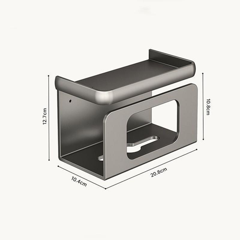 No Punching Required, Toilet Drawer Box, Toilet Bathroom Roll Paper Storage Rack, Mobile Phone Holder, Wet Wipes Rack