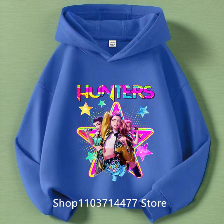 Hoodies & Sweatshirts Lässig Film Unisex Hoodies Kinder Hoodie Manga Kinder Kpop Dämonenjäger Kinder-Sweatshirt Niedlicher Tiger-Hoody für Jungen Mädchen
