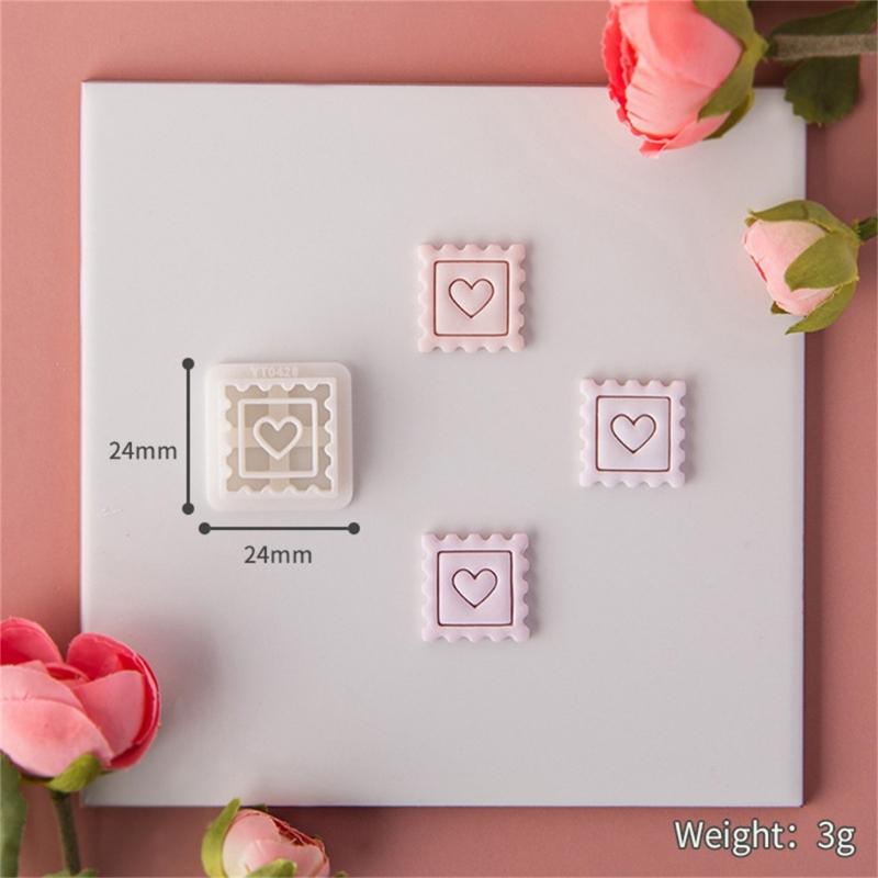 Heart Clay Cutters Clay Jewelry Cutters Valentine's Day Clay Earring Cutters DIY Earrings Accessories for Jewelry Making