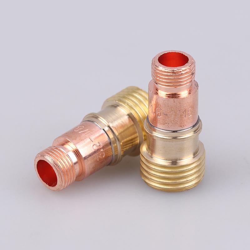 4Pcs Torches WP17 18 26 Stubby Collets Body Gas Lens Set TIG Welding 1.6/2.4/3.2mm White Ceramic Nozzle Alumina Cup Kit