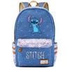 Lilo Stitch Backpack In Pink Or Blue Perfect For School Or Travel Made From High-quality Oxford Cloth