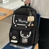 Schoolbag New Contrasting Color Schoolbag Female Junior and High School Students Large-capacity Backpack Primary School Students 3rd To 1st Grade 