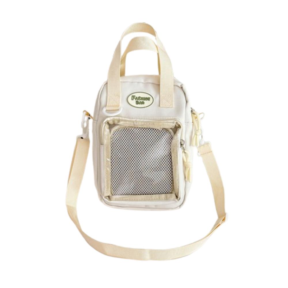 Small Back School Shoulder Bag Clear Pocket Kawaii Itabag Harajuku Crossbody Bag for Teenage Girls