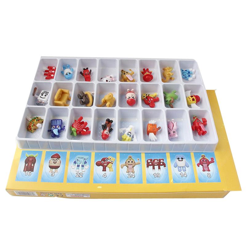 24Pcs Italian Steal A Brainrot  Anime Figures Model Strawberry Elephant Pvc Toy Steal Brainrot  Action Figures  Model Toy Gift