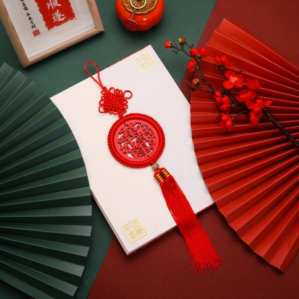 Traditional Chinese Knot Pendant Reusable New Year Ornament  Christmas