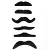 JJ98 MUSTACHE SET BLACK 6 PCS SELF-ADHESIVE