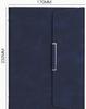 A5 PU Leather Business Notebook with Magnetic Clasp, Hardcover Journal for Office & Gift, Customizable Logo