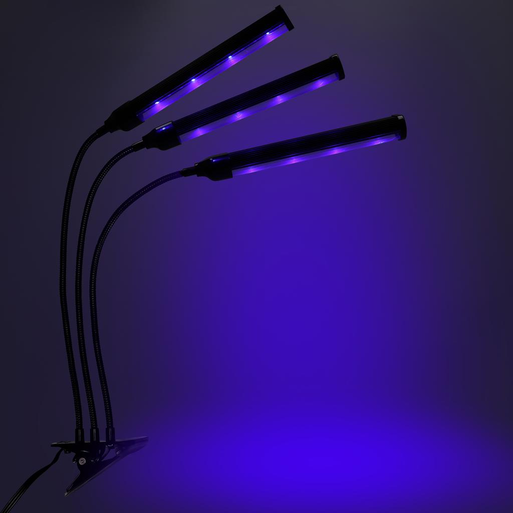 Led Plant Growth Lamp 72 Diodes Timer 25W Home Plant Cultivation With Mains Adapter