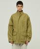 Magoodgan Safari 5311 Satin Cotton Oversized Black Field Jacket