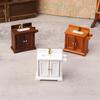 1:12 Dollhouse Simulation Washing Basin Cabinet Dollhouse Bathroom Sink Model Furniture Decoration Toy