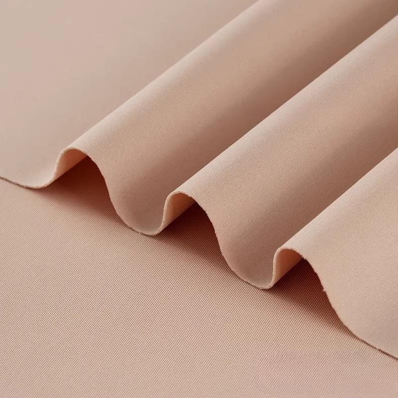 Air Layer Fabric Spring Summer Thin Knit Elastic Soft Breathable Clothing Fabric Cloth Sewing Polyester Spandex Rayon Material
