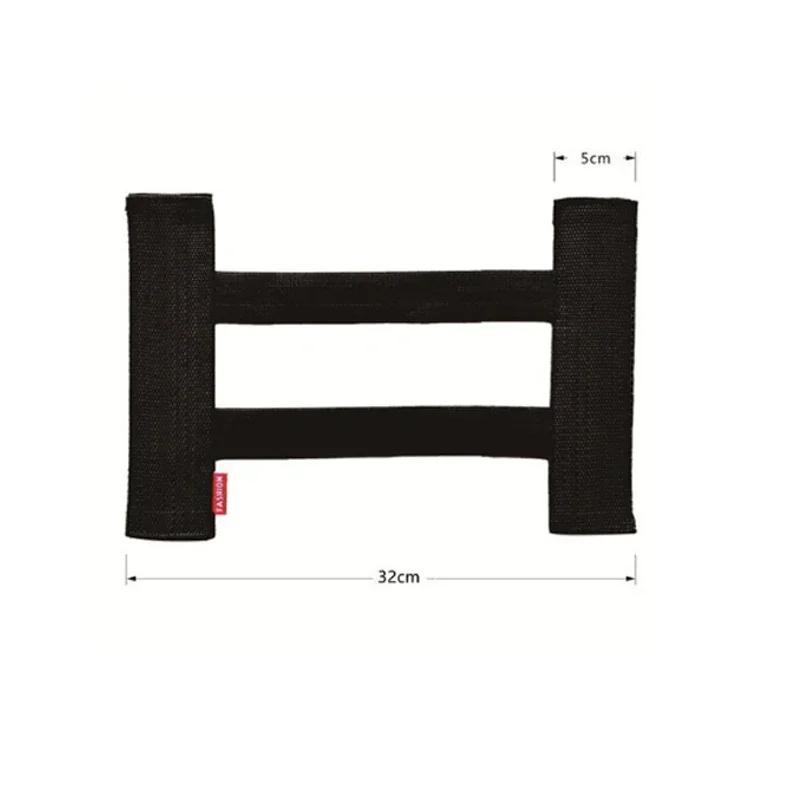 Car Back Rear Trunk Storage Mesh Fixed Straps Car Interior Organizer Extinguisher Storage Net Seat Back Fixing Bag