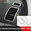 For Mitsubishi Pajero Montero Sport 2009-2014 Chrome Car Front Side Air Condition Vent Outlet Cover Trim Interior Accessories
