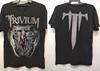 2 Sides Trivium Band Logo Black Cotton Unisex All Size S5XL Tshirt DS782 Unisex T-Shirt