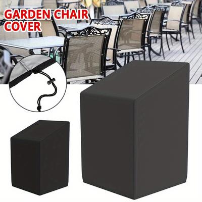 1PC Stacked Chair Dust Cover for Outdoor Garden Patio Furniture Protector Cover High Quality Waterproof Dustproof Chair Storage Bag