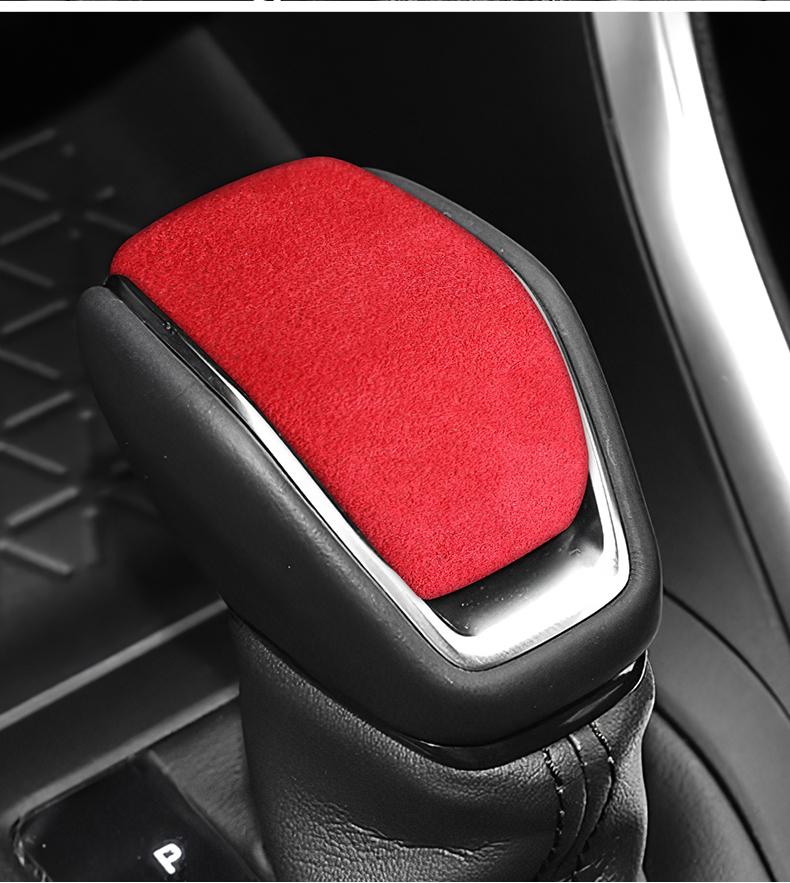 

Замшевые аксессуары для салона автомобиля, ручка переключения передач, крышка головки для Toyota RAV4 WILDLANDER KLUGER Highlander 2020 2021 2022 2025 2024