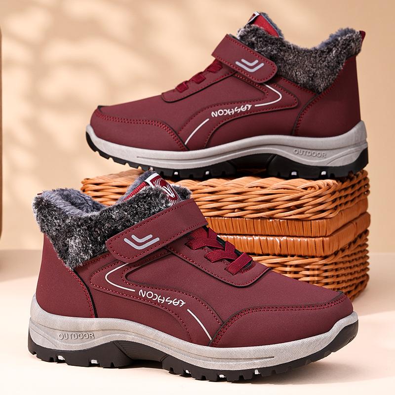 Women's Snow Boots Fur Lined Warm Ankle Boot Waterproof Anti-Slip Winter Outdoor Shoes for Women Lace-Up Walking Sneakers Trekking Hiking Booties