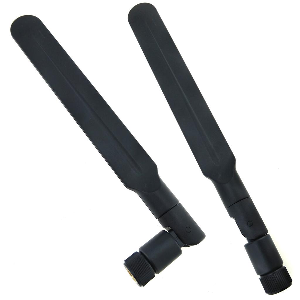 2pcs PC Wireless Antenna 2.4GHz 5.8GHz WiFi Bluetooth 8dBi Aerial Booster RP-SMA Inside Hole Connector