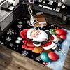Christmas Santa Claus Chair Mat - Non-Slip Carpet for Office, Home Decor, Living Room, Bedroom, Game Room & Dormitory - Anime Cartoon Design Holiday G